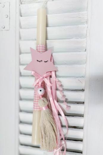 ΛΑΜΠΑΔΑ ΜΕ ΑΣΤΕΡΑΚΙ ΡΟΖ