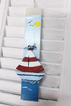 ΚΟΝΤΟΛΑΜΠΑΔΟ ΜΕ ΚΑΡΑΒΙ ΖΩΓΡΑΦΙΚΗ 2 ΧΡΩΜΑΤΑ