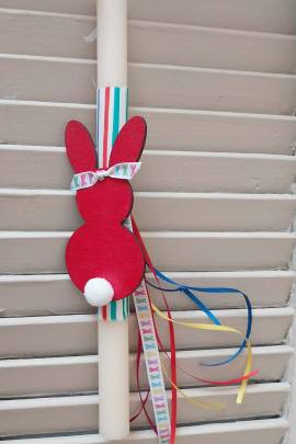 ΛΑΜΠΑΔΑ ΜΕ ΛΑΓΟΥΔΑΚΙ ΞΥΛΙΝΟ ΔΙΑΦΟΡΑ ΧΡΩΜΑΤΑ