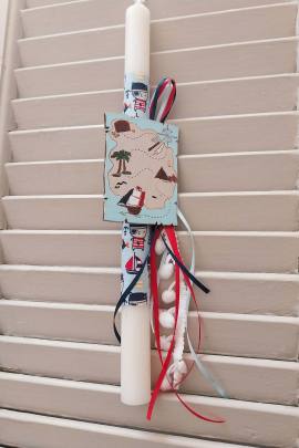 ΛΑΜΠΑΔΑ ΜΕ ΞΥΛΙΝΟ ΠΕΙΡΑΤΙΚΌ ΧΑΡΤΗ